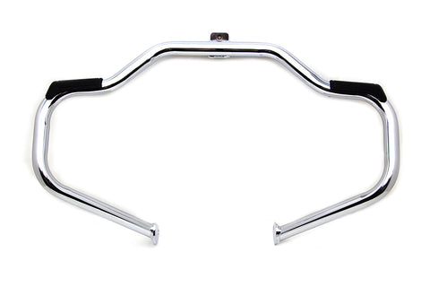 Chrome Front Engine Bar with Footpeg Pads - V-Twin Mfg.