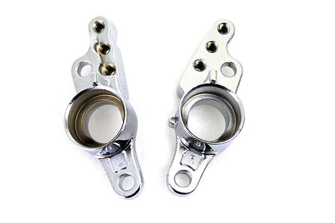 Rear Frame Fork Bracket Set Chrome - V-Twin Mfg.