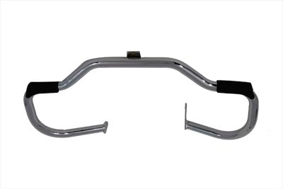 Chrome Front Engine Bar with Footpeg Pads - V-Twin Mfg.