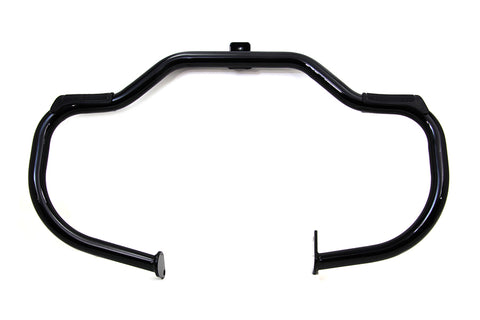 Black Front Engine Bar with Footpeg Pads - V-Twin Mfg.