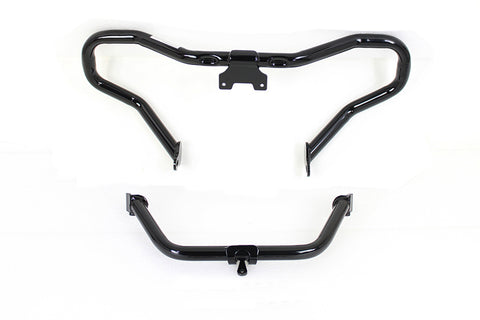 Black Chopped Front Engine Guard - V-Twin Mfg.