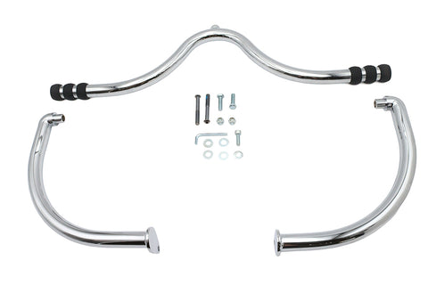 Nerf Front Engine Bar Chrome - V-Twin Mfg.