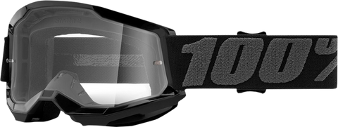 100% Youth Strata 2 Goggles - Black - Clear 50031-00001