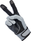 BILTWELL Baja Gloves - Gray - Large 1508-1101-304