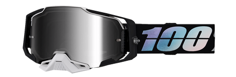 100% Armega Goggles - Krisp - Silver Mirror 50005-00019