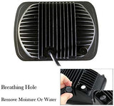 Black Pair 45w 7x6 5x7 6052 6054 H5054 H6054 Hilow Sealed Beam LED Headlights Replacement For Chevy Express Cargo Van 1500