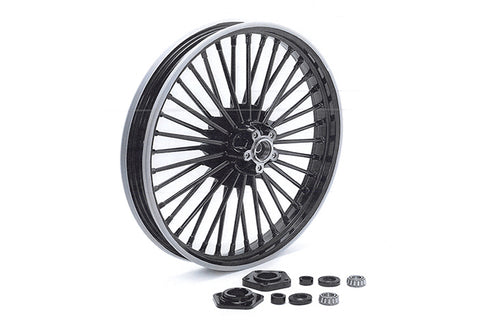 21 inch x 2.15 inch Duro 36 Fat Spoke Matte Black Wheel - V-Twin Mfg.