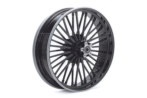 Front 21 inch x 3.15 inch Duro 36 Fat Spoke Matte Black Whee - V-Twin Mfg.