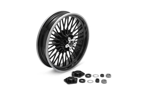 16 inch x 3.5 inch Duro 36 Fat Spoke Matte Black Wheel - V-Twin Mfg.