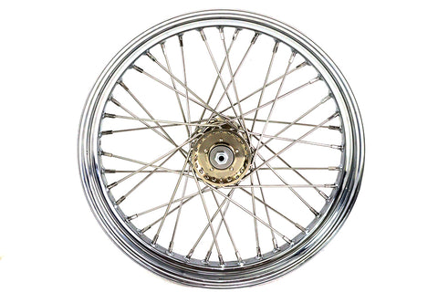 WR 19 inch X 3.00 Front Spool Wheel with Chrome Rim - V-Twin Mfg.