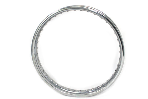 19 inch X 1.85 inch Rolled Edge Rim Chrome - V-Twin Mfg.