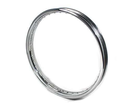 21 inch X 1.85 inch Rolled Edge Rim Chrome - V-Twin Mfg.