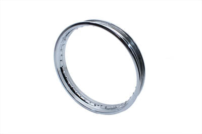18 inch X 2.15 inch Rolled Edge Rim Chrome - V-Twin Mfg.
