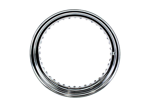 Kelsey Hayes Replica 16 inch x 3.00  inch Wheel Rim Chrome - V-Twin Mfg.