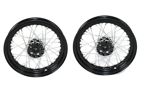 16 inch x 3.00 inch Servi-Car Rear Wheel Set - V-Twin Mfg.