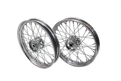 18 inch x 2.15 inch Servi-Car Rear Wheel Set - V-Twin Mfg.