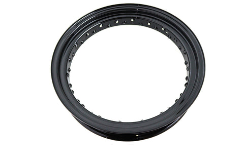 18 inch x 3.50 inch Drop Center Rim Black - V-Twin Mfg.