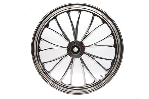21 inch x 2.15 inch Manhattan Front Wheel Polished Aluminum - V-Twin Mfg.