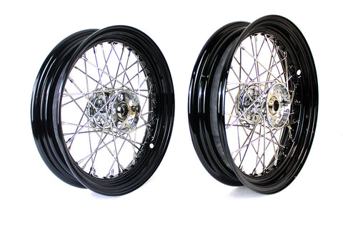 16 inch x 3.00 inch Servi-Car Rear Wheel Set - V-Twin Mfg.