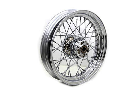 16 inch x 3.00 inch Front Spoke Wheel Chrome - V-Twin Mfg.
