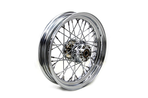 16 inch x 3.00 inch Rear Spoke Wheel Chrome - V-Twin Mfg.