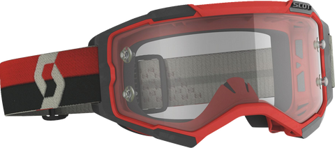 SCOTT Fury Goggle - Red/Black - Clear Works 274514-1018113