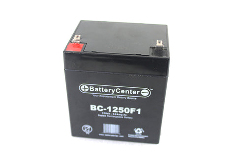 12 Volt 5 AH Rechargeable Sealed Battery - V-Twin Mfg.
