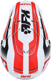 AFX FX-17 Helmet - Force - Pearl White/Red - Medium 0110-5245
