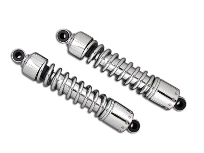 13-1/2 inch AEE Shock Set with Exposed Springs - V-Twin Mfg.