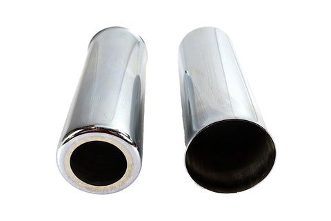 Chrome 8 inch Shock Spring Cover Set - V-Twin Mfg.