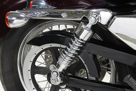 2-1/4 inch Lower Shock Set Chrome - V-Twin Mfg.