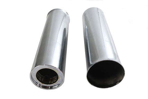 Chrome Shock Spring Cover Set - V-Twin Mfg.