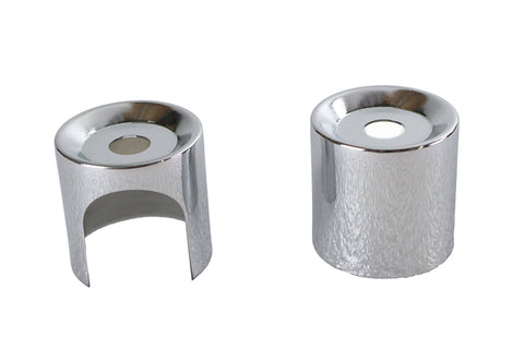 Shock Stud Cover Set Upper Chrome - V-Twin Mfg.