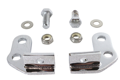 Rear Shock Lowering Kit Chrome - V-Twin Mfg.