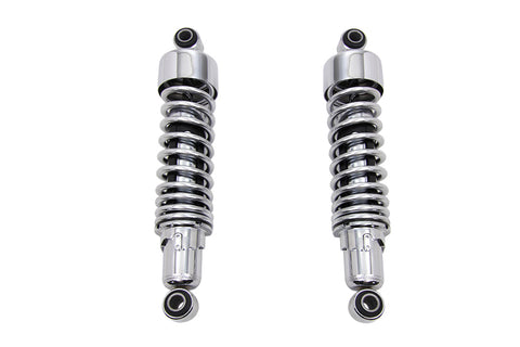 1 inch Lower Shock Set Chrome - V-Twin Mfg.