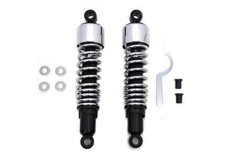 12-1/2 inch FLT Shock Set Chrome - V-Twin Mfg.