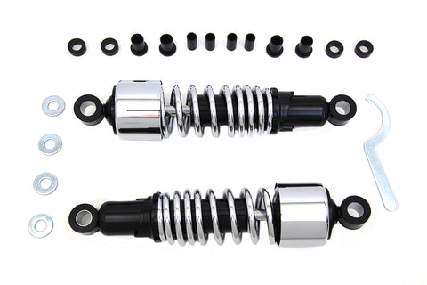 11-1/2 inch FLT Shock Set Chrome - V-Twin Mfg.
