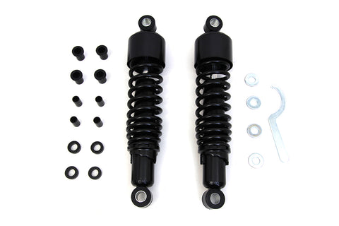 12-1/2 inch FLT Shock Set Black - V-Twin Mfg.