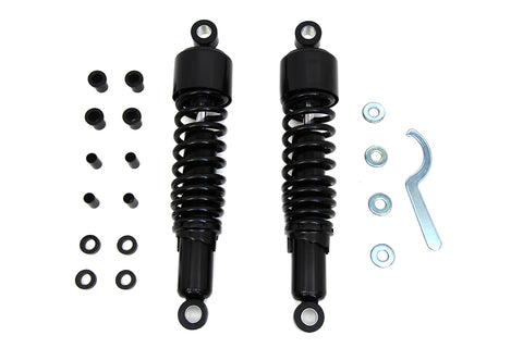 13 inch FLT Shock Set Black - V-Twin Mfg.