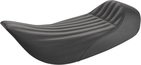 SADDLEMEN Knuckle Solo Seat - Ribbed - Black 897-06-0023
