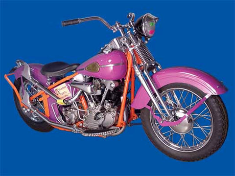 1941 Knucklehead Bobber Bike Kit Chrome - V-Twin Mfg.