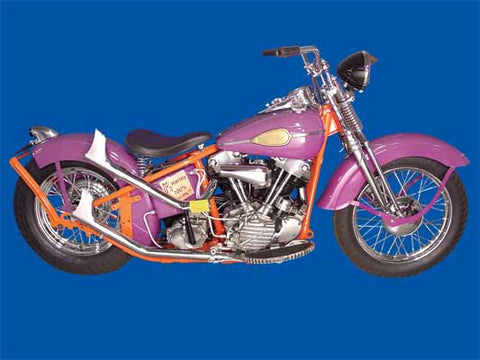 1941 Knucklehead Bobber Bike Kit Restoration Finish - V-Twin Mfg.