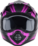 AFX FX-17 Helmet - Force - Frost Gray/Fuchsia - Large 0110-5211