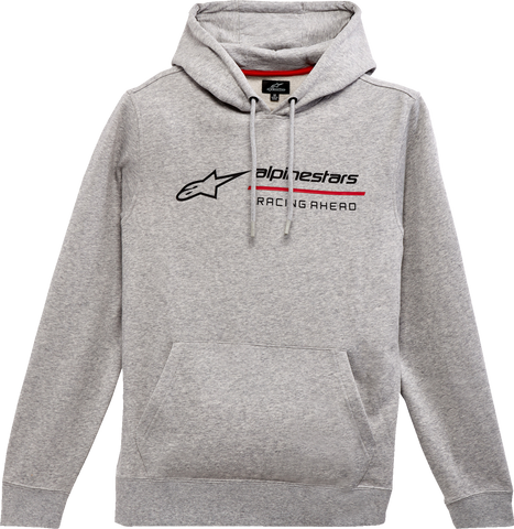ALPINESTARS Linear Race Hoodie - Heather Gray - 2XL 12325100010262X