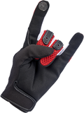 BILTWELL Anza Gloves - Red - Large 1507-0801-004