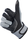 BILTWELL Baja Gloves - Gray - Large 1508-1101-304