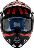 AFX FX-17 Helmet - Attack - Matte Black/Red - 2XL 0110-7153