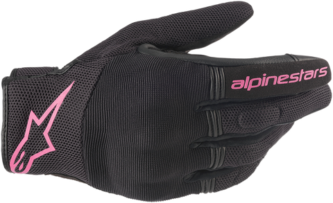 ALPINESTARS Women Copper Gloves - Black/Fuchsia - Medium 3598420-1039-M