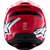 ALPINESTARS SM3 Helmet - Heat - Gloss Red/White/Black - Large 8301026-3126-L