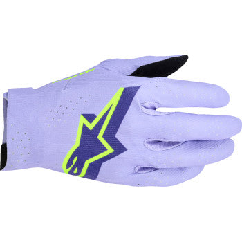 ALPINESTARS Supertech MX Gloves - Lavender/Violet/Fluo Yellow - Medium 3560526-3151-M